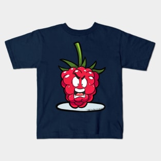 Angry Raspberry Kids T-Shirt